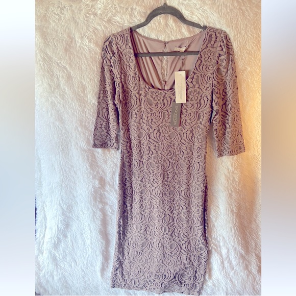 EVA MENDES for New York and Company Lace Midi Dress - Picture 1 of 5